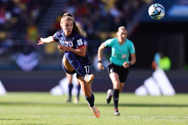 WWC23 QTR FINAL SPAIN NETHERLANDS, Victoria Pelova of the Netherlands during the FIFA Women s World Cup 2023 Quarter Final soccer match between Spain and the Netherlands in Wellington, New Zealand, Friday, August 11, 2023. ( NO ARCHIVING, EDITORIAL USE ONLY, NO USE IN BOOKS WITHOUT CONSENT WELLINGTON NEW ZEALAND  Copyright: xAARONxGILLIONSx 20230811001829689819