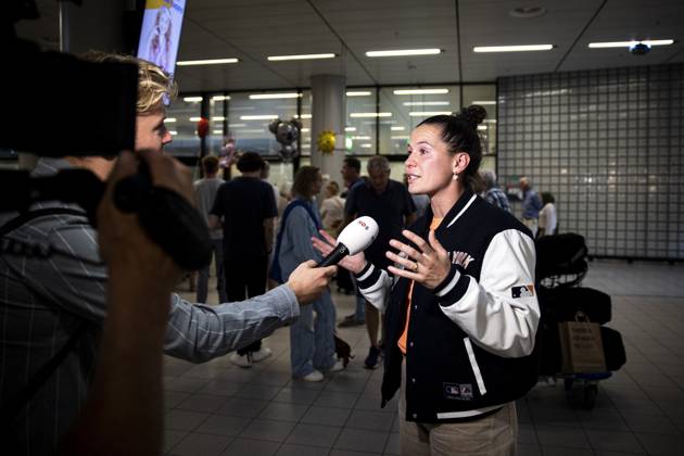 FIFA Womens World Cup 2023, National Team Netherlands, Arrival at Schiphol Airport