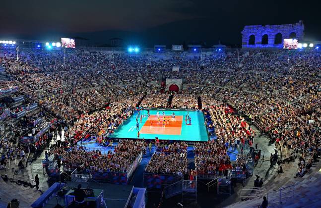 Volleyball, European Championship, Women, Italy - Romania, Opening match