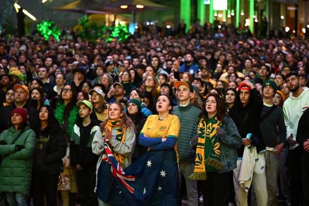 FIFA Womens World Cup 2023, Semi-Final, Australia - England, Public Viewing in Melbourne