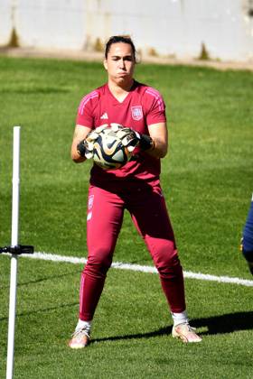 FIFA Fußball Frauen WM 2023, Nationalteam Spanien Training WWC23 SPAIN TRAINING, Cata Coll is seen during Spain team training session at Leichhardt Oval, in Sydney, Thursday, August 17, 2023. ( NO ARCHIVING, EDITORIAL USE ONLY, NO USE IN BOOKS WITHOUT CONSENT SYDNEY NSW AUSTRALIA  Copyright: xBIANCAxDExMARCHIx 20230817001831740959