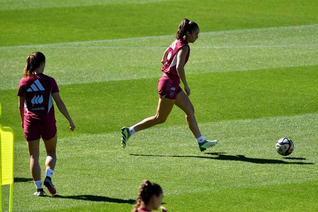 FIFA Fußball Frauen WM 2023, Nationalteam Spanien Training WWC23 SPAIN TRAINING, Members of the Spanish team are seen during a team training session at Leichhardt Oval, in Sydney, Thursday, August 17, 2023. ( NO ARCHIVING, EDITORIAL USE ONLY, NO USE IN BOOKS WITHOUT CONSENT SYDNEY NSW AUSTRALIA  Copyright: xBIANCAxDExMARCHIx 20230817001831748949