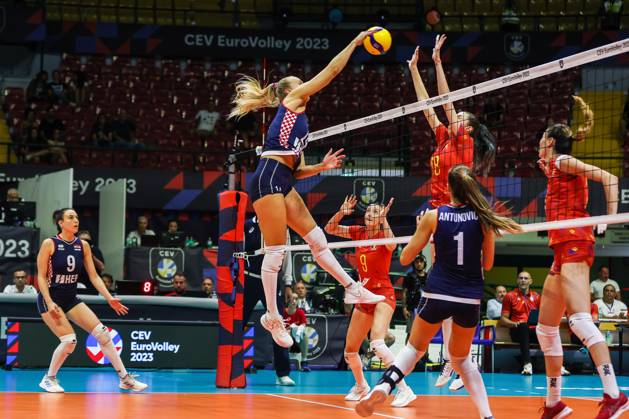 Volleyball, European Championship, Women, Romania - Croatia