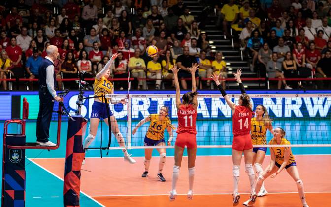 Volleyball, European Championship, Women, Turkey - Sweden