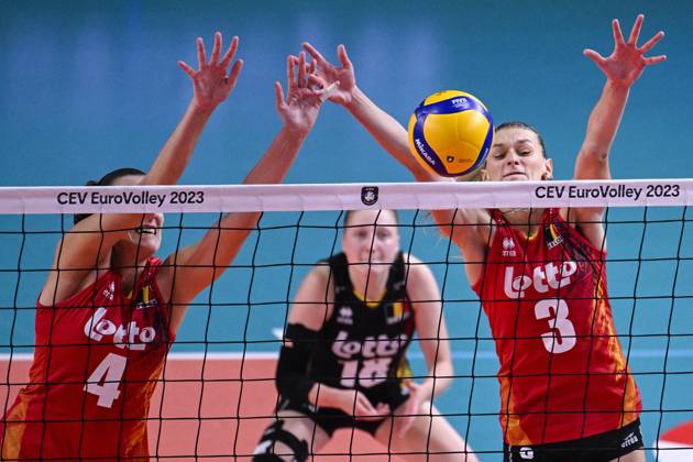 Volleyball, European Championship, Women, Slovenia - Belgium