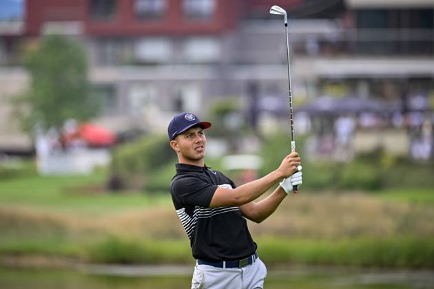 David Tomi of Czech Republic during the men s Czech Open golf tournament, Czech PGA, Golf Herren Tour, Beroun, Czech Republic, August 20, 2023. (CTKxPhoto VitxSimanek) CTKPhotoP2023082004188  CTKPhotoP2023082004188