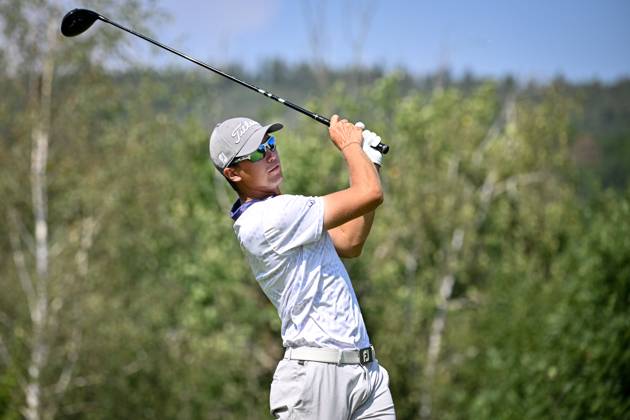 Matej Baca of Czech Republic during the men s Czech Open golf tournament, Czech PGA, Golf Herren Tour, Beroun, Czech Republic, August 20, 2023. (CTKxPhoto VitxSimanek) CTKPhotoP2023082004254  CTKPhotoP2023082004254