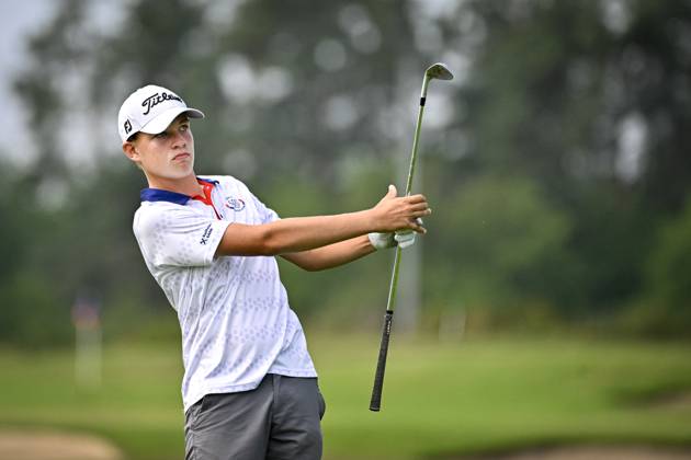 Matous Zach of Czech Republic during the men s Czech Open golf tournament, Czech PGA, Golf Herren Tour, Beroun, Czech Republic, August 20, 2023. (CTKxPhoto VitxSimanek) CTKPhotoP2023082004352  CTKPhotoP2023082004352