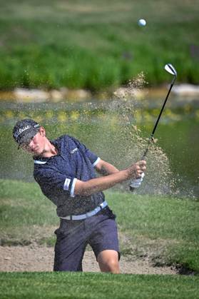 Louis Klein of Czech Republic during the men s Czech Open golf tournament, Czech PGA, Golf Herren Tour, Beroun, Czech Republic, August 20, 2023. (CTKxPhoto VitxSimanek) CTKPhotoP2023082004376  CTKPhotoP2023082004376