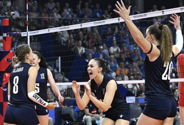Volleyball, European Championship, Women, France - Finland