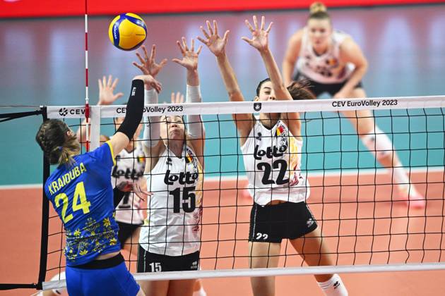 Volleyball, European Championship, Women, Belgium - Ukraine