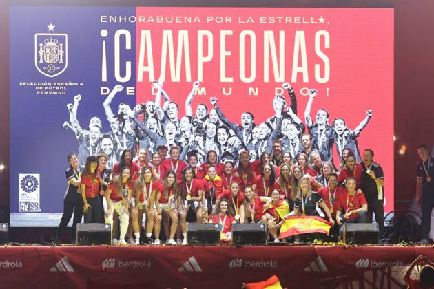 FIFA Womens World Cup 2023, World Champion Spain, Victory Celebration in Madrid