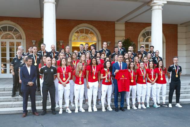 FIFA Womens World Cup 2023, World Champion Spain, Reception by Prime Minister Pedro Sanchez
