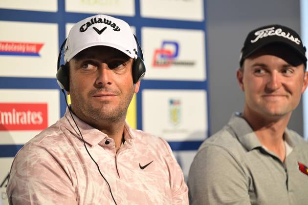 Golf player Francesco Molinari, of Italy speaks at a press conference, PK, Pressekonferenz for the ninth edition of the Czech Masters golf tournament of the European DP World Tour (24-27 August) in Prague, Czech Republic, August 22, 2023. (CTKxPhoto RomanxVondrous) CTKPhotoP2023082204963  CTKPhotoP2023082204963