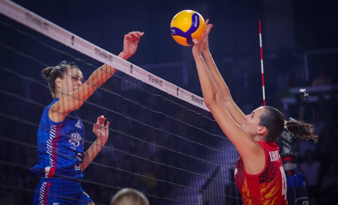 Volleyball, European Championship, Women, Serbia - Belgium