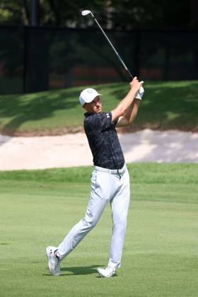 ATLANTA, GA - AUGUST 25: Jordan Spieth during the second round of the 2023 Tour Championship on August 25, 2023 at East Lake Golf Club in Atlanta, Georgia. (Photo by Michael Wade Icon Sportswire) GOLF: AUG 25 PGA, Golf Herren - TOUR Championship EDITORIAL USE ONLY Icon23082505