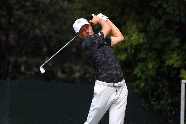 ATLANTA, GA - AUGUST 25: Jordan Spieth during the second round of the 2023 Tour Championship on August 25, 2023 at East Lake Golf Club in Atlanta, Georgia. (Photo by Michael Wade Icon Sportswire) GOLF: AUG 25 PGA, Golf Herren - TOUR Championship EDITORIAL USE ONLY Icon23082507