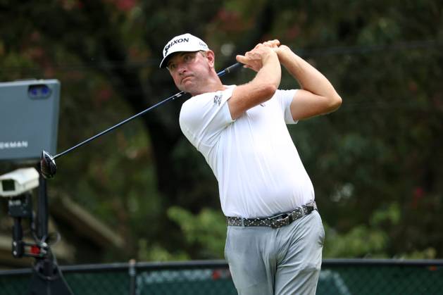 ATLANTA, GA - AUGUST 25: Lucas Glover during the second round of the 2023 Tour Championship on August 25, 2023 at East Lake Golf Club in Atlanta, Georgia. (Photo by Michael Wade Icon Sportswire) GOLF: AUG 25 PGA, Golf Herren - TOUR Championship EDITORIAL USE ONLY Icon23082513