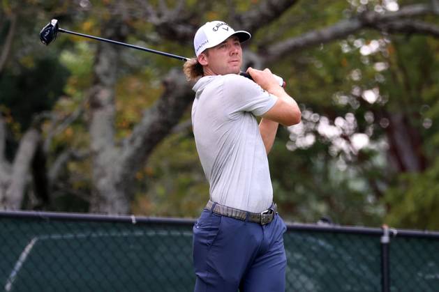 ATLANTA, GA - AUGUST 25: Sam Burns during the second round of the 2023 Tour Championship on August 25, 2023 at East Lake Golf Club in Atlanta, Georgia. (Photo by Michael Wade Icon Sportswire) GOLF: AUG 25 PGA, Golf Herren - TOUR Championship EDITORIAL USE ONLY Icon23082515