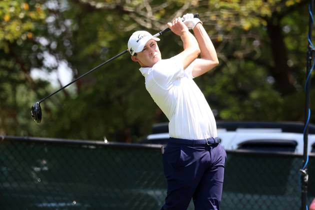 ATLANTA, GA - AUGUST 25: Matt Fitzpatrick during the second round of the 2023 Tour Championship on August 25, 2023 at East Lake Golf Club in Atlanta, Georgia. (Photo by Michael Wade Icon Sportswire) GOLF: AUG 25 PGA, Golf Herren - TOUR Championship EDITORIAL USE ONLY Icon23082527