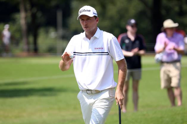 ATLANTA, GA - AUGUST 25: Russell Henley during the second round of the 2023 Tour Championship on August 25, 2023 at East Lake Golf Club in Atlanta, Georgia. (Photo by Michael Wade Icon Sportswire) GOLF: AUG 25 PGA, Golf Herren - TOUR Championship EDITORIAL USE ONLY Icon23082530