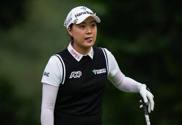 Sport Bilder des Tages August 25, 2023, VANCOUVER, BC, CANADA: Minjee Lee, of Australia, prepares to hit her tee shot on the fourth hole during the second round at the LPGA, Golf Damen CPKC Canadian Women s Open golf tournament, in Vancouver, on Friday, August 25, 2023. Canada News - August 25, 2023 - ZUMAc35_ 20230825_zaf_c35_104 Copyright: xDarrylxDyckx