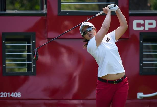 August 27, 2023, VANCOUVER, BC, CANADA: Sei Young Kim, of South Korea, watches her tee shot on the first hole during the final round at the LPGA, Golf Damen CPKC Canadian Women s Open golf tournament, in Vancouver, on Sunday, August 27, 2023. Kim Sei Young - ZUMAc35_ 20230827_zaf_c35_060 Copyright: xDarrylxDyckx