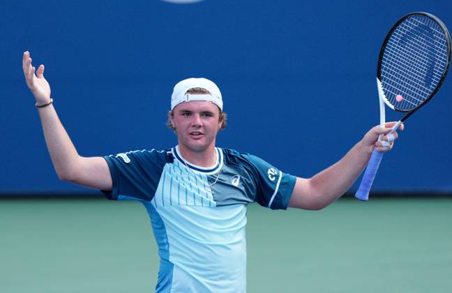 Tennis, US Open, Tag 3, Dominic Stricker besiegt Stefanos Tsitsipas