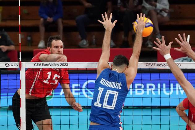 Volleyball, European Championship, Switzerland - Serbia