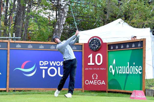 Golf, Omega European Masters in Crans-Montana Crans-Montana, 31.08.2023, Golf - Omega European Masters, Alexander Bjork (SWE) Hole 10
