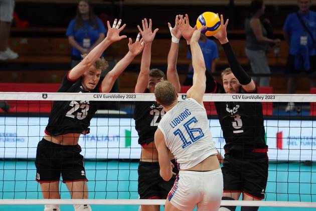 Volleyball, European Championship, Belgium - Serbia