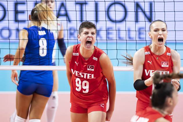 Volleyball, Women, European Championship, Turkey - Italy