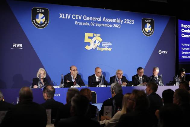 Volleyball, General Assembly of the European Confederation CEV in Brussels