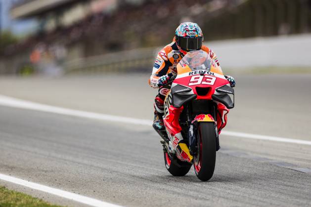 2nd September 2023; Circuit de Barcelona, Barcelona, Catalonia, Spain; 2023 MotoGP of Catalunya Qualifying Day: Marc Marquez of the Repsol Honda Team in action during the Gran Premi Monster Energy de Catalunya  ActionPlus12549672 PabloxGuillen