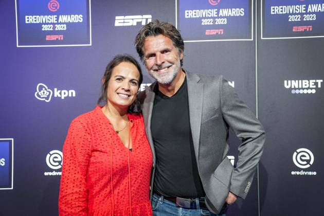 UTRECHT, 04-09-2023, De Fabrique . Eredivisie Awards 2023 , season 2022 - 2023 . Aletha Leidelmeijer and Toine van Peperstraten Eredivisie Awards 2023 x22221794x Copyright: