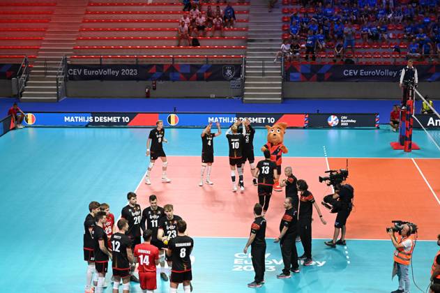 Volleyball, European Championship, Belgium - Estonia