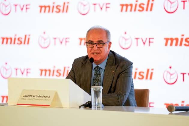 Volleyball, Misli neuer Sponsor des Türkischen Volleyballverbands, Pressekonferenz in Istanbul
