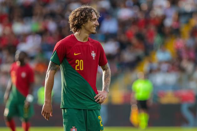 2025 U21, U 21 EURO Qualifying, EM, Europameisterschaft Portugal vs Andorra Pacos de Ferreira, Portugal, September, 8, 2023, 2025 U21 Euro Qualifying, Portugal vs Andorra at the Estadio Capital do Movel, Fabio Silva, photography by @guelbergoes Pacos de Ferreira Portugal