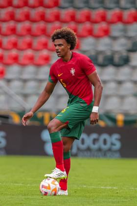2025 U21, U 21 EURO Qualifying, EM, Europameisterschaft Portugal vs Andorra Pacos de Ferreira, Portugal, September, 8, 2023, 2025 U21 Euro Qualifying, Portugal vs Andorra at the Estadio Capital do Movel, Renato Veiga, photography by @guelbergoes Pacos de Ferreira Portugal