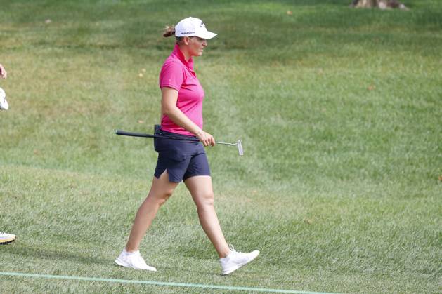 CINCINNATI, OH - SEPTEMBER 08: LPGA, Golf Damen golfer Perrine Delacour walks the 11th hole during the second round of the Kroger Queen City Championship at the Kenwood Country Club in Cincinnati, Ohio. (Photo by Brian Spurlock Icon Sportswire) GOLF: SEP 08 LPGA Kroger Queen City Championship EDITORIAL USE ONLY Icon230908060