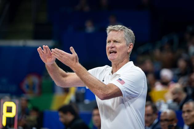 Basketball Manila Pasay 10 09 2023 FIBA Basketball World Cup 2023 Mens World Championship Match for 3rd Place Bronze United States of America USA Canada CAN STEVE KERR USA, coach