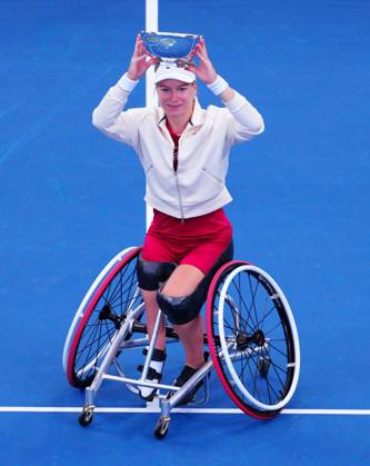 Rollstuhltennis, US Open, Frauen Finale, Siegerin Diede de Groot