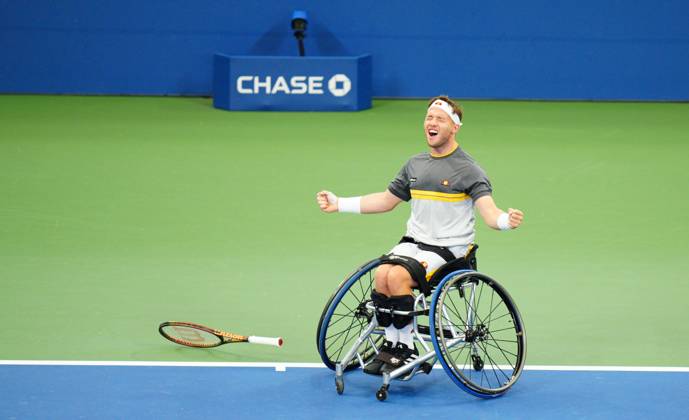 Rollstuhltennis, US Open, Herren Finale, Alfie Hewett besiegt Gordon Reid