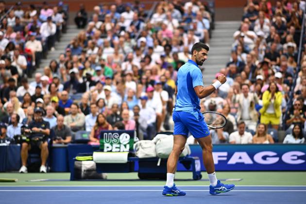 US Open - Djokovic Wins 24th Grand Slam Title Novak Djokovic (SRB) wins his 24th Grans Slam at the 2023 US Open at Billie Jean National Tennis Center in New York City, NY, USA, on September 10, 2023. Photo by Corinne Dubreuil ABACAPRESS.COM New York City NY United States  Copyright: xDubreuilxCorinne ABACAx 867136_006 DubreuilxCorinne ABACAx 867136_006