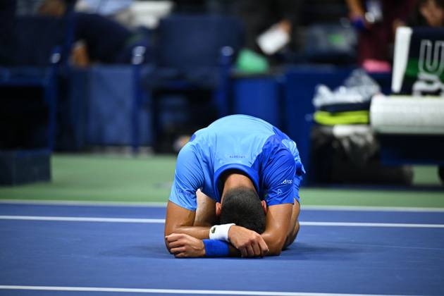 US Open - Djokovic Wins 24th Grand Slam Title Novak Djokovic (SRB) wins his 24th Grans Slam at the 2023 US Open at Billie Jean National Tennis Center in New York City, NY, USA, on September 10, 2023. Photo by Corinne Dubreuil ABACAPRESS.COM New York City NY United States  Copyright: xDubreuilxCorinne ABACAx 867136_036 DubreuilxCorinne ABACAx 867136_036