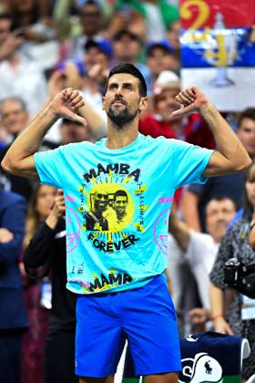 US Open - Djokovic Wins 24th Grand Slam Title Novak Djokovic (SRB) wins his 24th slam at the 2023 US Open at Billie Jean National Tennis Center in New York City, NY, USA, on September 10, 2023. Photo by Corinne Dubreuil ABACAPRESS.COM New York City NY United States  Copyright: xDubreuilxCorinne ABACAx 867136_075 DubreuilxCorinne ABACAx 867136_075