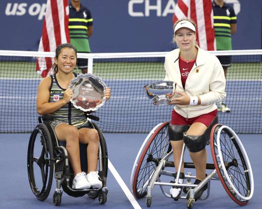 Tennis, US Open, Diede De Groot holt Titel Rollstuhltennis der Frauen