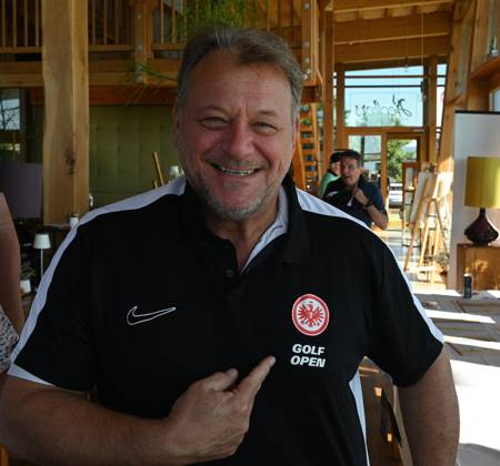 11 09 2023 Gründau Golfpark Gut Hühnerhof Eintracht Frankfurt Golf Open ball maker Jörg Müller Metropress