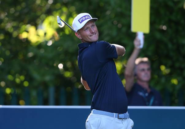 BMW PGA, Golf Herren Championship, Round 1, DP World Tour, European Tour, Wentworth Golf Club, Surrey, UK. - 14th September 2023. Adrian Meronk of Poland. - BMW PGA Championship, Round 1, DP World Tour, European Tour, Wentworth Golf Club, Surrey, UK. - 14th September 2023. Surrey Wentworth Golf Course United Kingdom Copyright: xDanxWeirx CP_BMW_PGA_Championship_Round_1_52