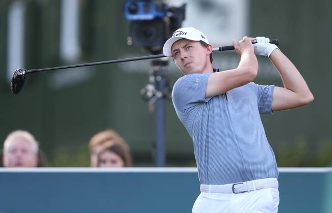 BMW PGA, Golf Herren Championship, Round 1, DP World Tour, European Tour, Wentworth Golf Club, Surrey, UK. - 14th September 2023. Matt Fitzpatrick of England and Team Europe. - BMW PGA Championship, Round 1, DP World Tour, European Tour, Wentworth Golf Club, Surrey, UK. - 14th September 2023. Surrey Wentworth Golf Course United Kingdom Copyright: xDanxWeirx CP_BMW_PGA_Championship_Round_1_72